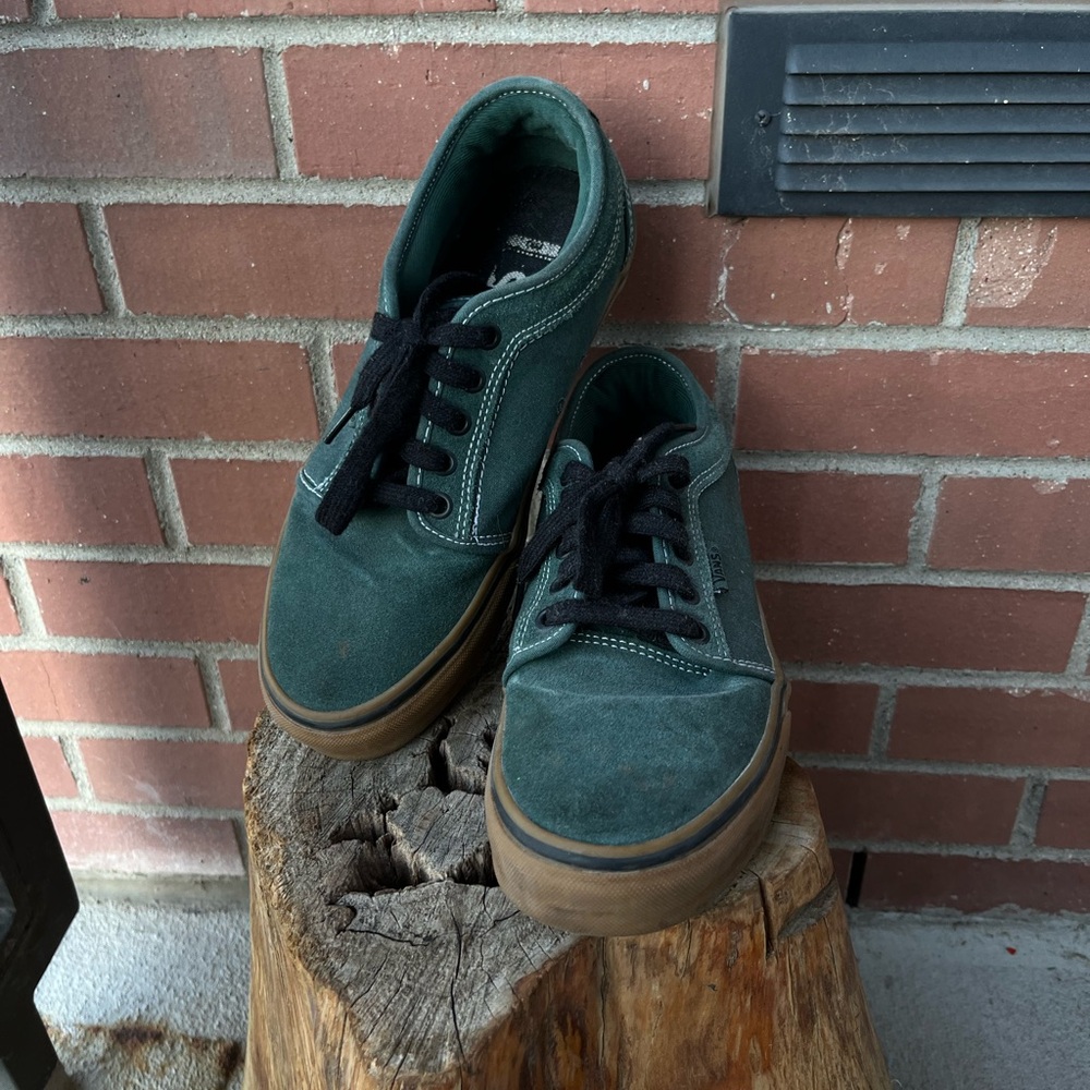 Dark green vans